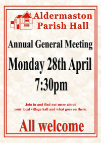 2025 Parish Hall AGM